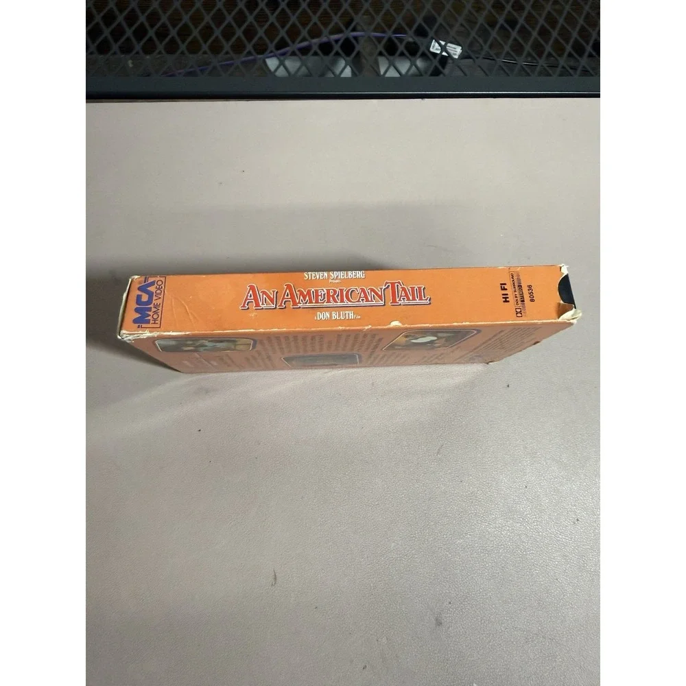 AN AMERICAN TAIL (VHS 1987) Steven Spielberg MCA‎ Home Video Tested Animated